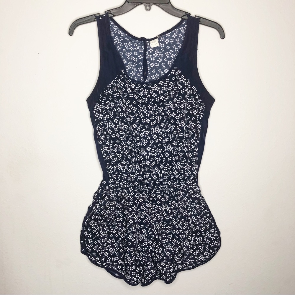 Paper Crane Floral Romper